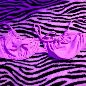 really cute purple bikini top<3